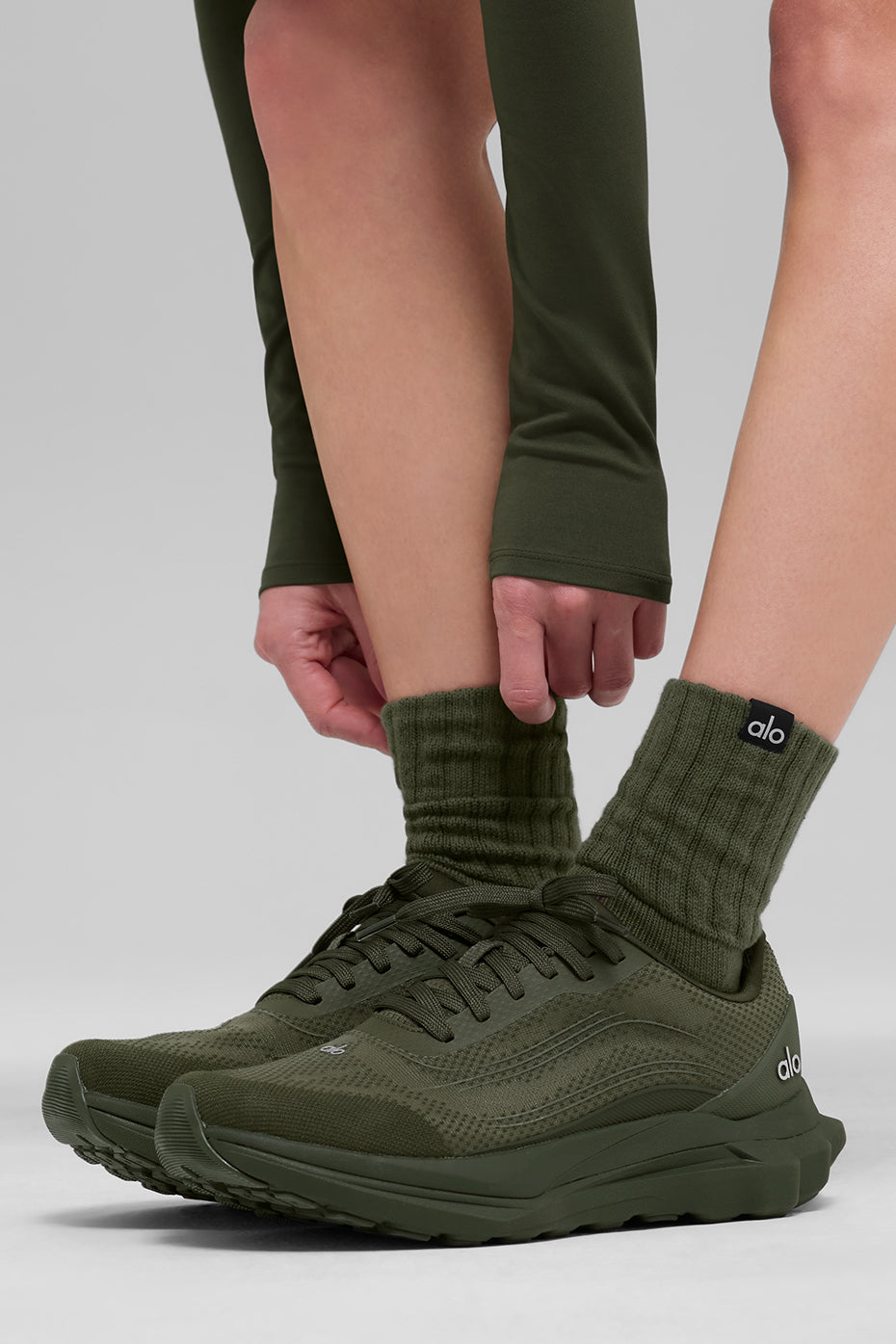 Chaussettes - froissées mi-mollet unisexe