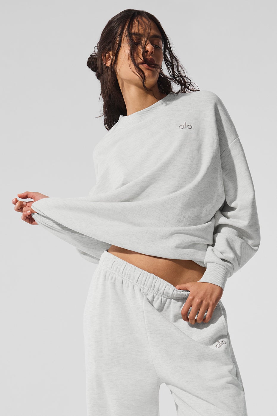 Pull ras du cou Accolade - gris