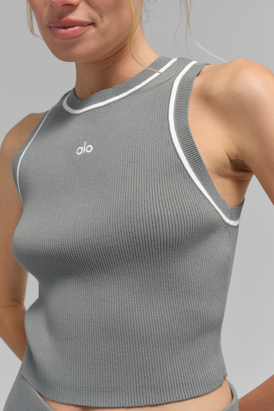 Débardeur - côtelé en tricot Highline Cropped Tank "new" "DE RETOUR EN STOCK"