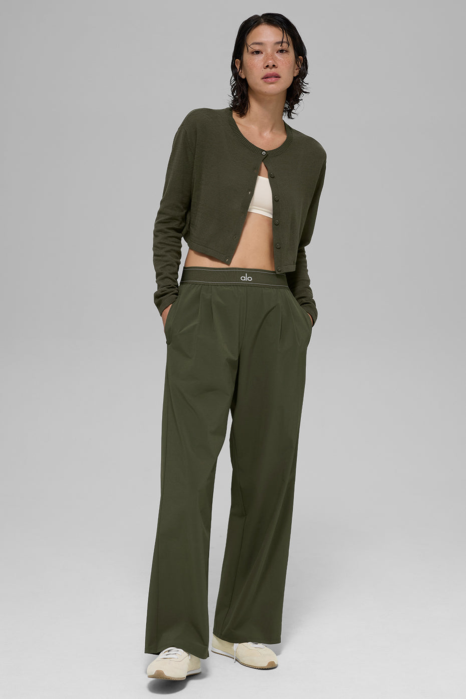Pantalon Suit Up - Vert olive