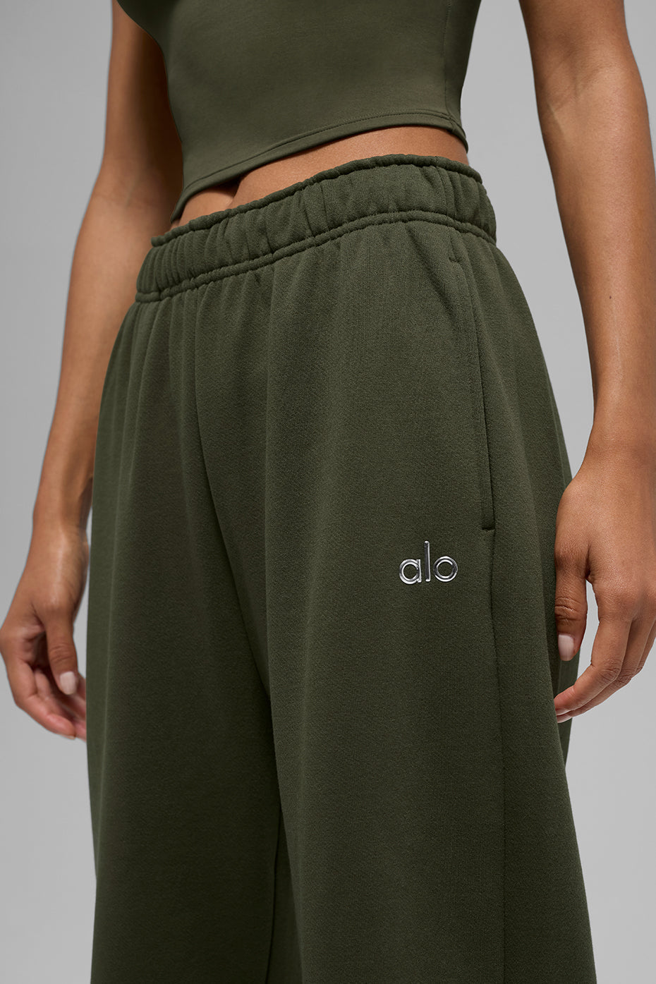 Pantalon de survêtement Accolade - vert olive