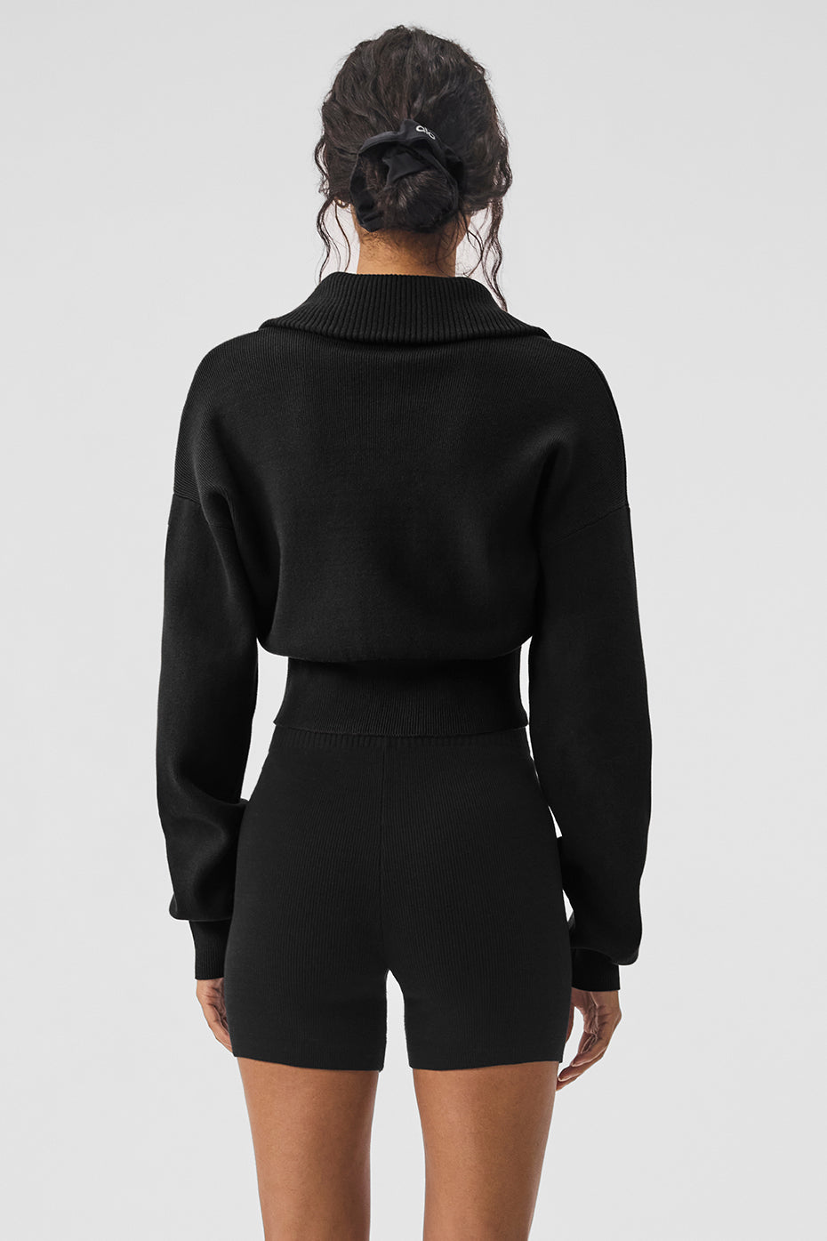 Veste courte en tricot Scholar à fermeture éclair intégrale "DE RETOUR EN STOCK "